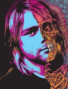 Create meme: kurt cobain pop art, Kurt Cobain, Andy Warhol, Nirvana logo Kurt Cobain