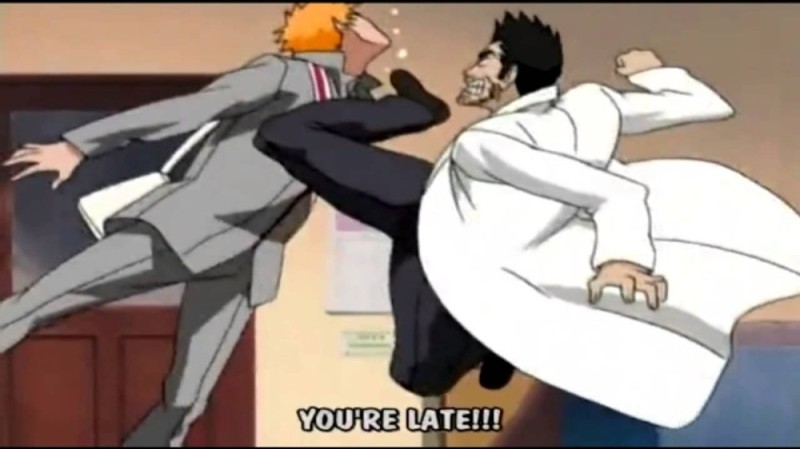 Create meme: bleach freeze frames, bleach Ichigo's father, Ishin Kurosaki