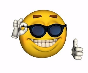 Create meme: emoticons funny, thumbs up smile, cute smiles