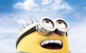 Create meme: minion Bob, flying minion, i 2