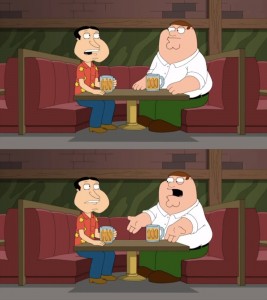 Create meme: family guy quagmire, the griffins, Peter Griffin