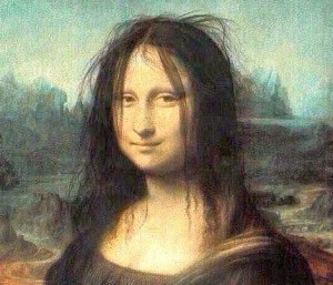 Создать мем: Леонардо да Винчи, Copy of the ''Mona Lisa, Mona Lisa Remastered