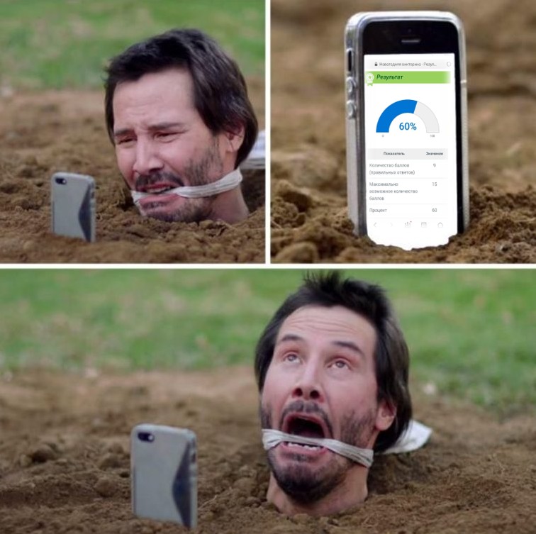 Create meme: meme Keanu, meme with Keanu Reeves, meme Keanu Reeves buried