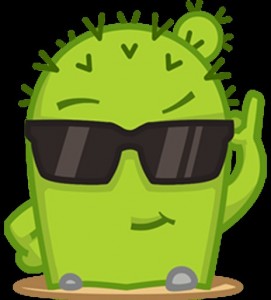 Create meme: stickers cactus, VK stickers PNG cactus, stickers VK cactus