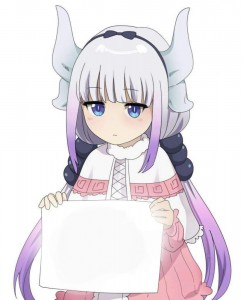 Create meme: the maid dragon of Kobayashi, kanna kamui