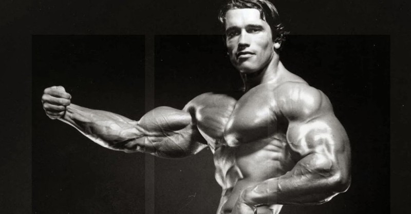 Create meme: Arnold Schwarzenegger bodybuilder, Arnold schwarzenegger Mr. Olympia, Arnold Schwarzenegger biceps