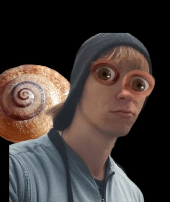 Create meme: snail , snail eyes, people 