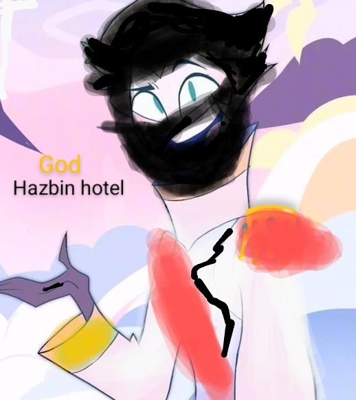 Создать мем: люцифер отель хазбин арт, hide away hazbin hotel, хазбин отель