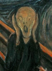 Создать мем: мунка, картина крик, edvard munch the scream