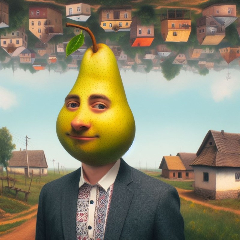 Create meme: people , pear , fruit