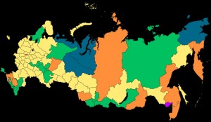 Создать мем: административно-территориальное деление россии" (85 субъектов рф, регион россии, 85 субъектов российской федерации на карте