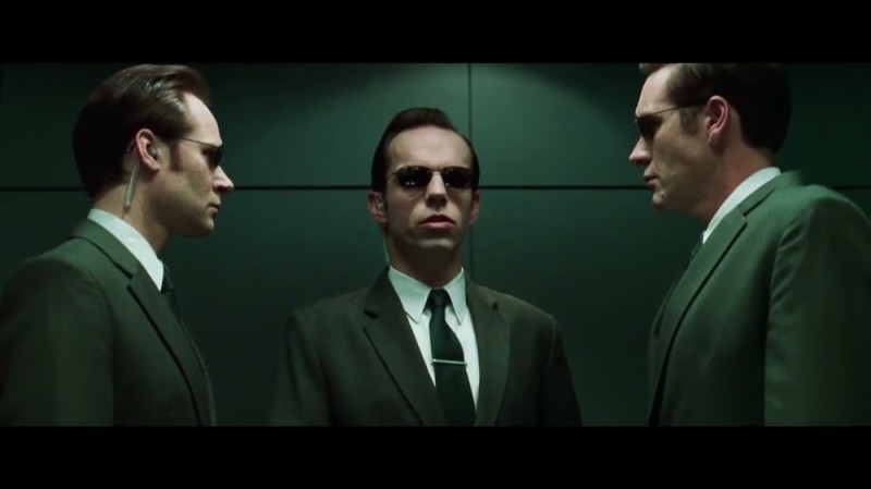 Create meme: agent matrix, matrica film, Hugo weaving matrix