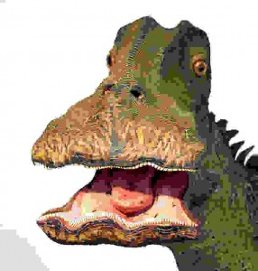 Create meme: dinosaurs, crocodile with open mouth pattern, photo dinosaur head 2d