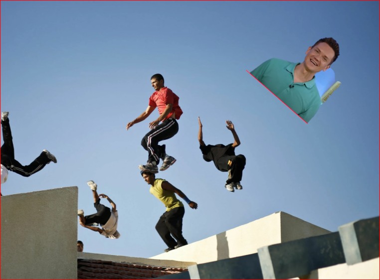 Create meme: parkour , parkour enthusiasts subculture, basic elements of parkour