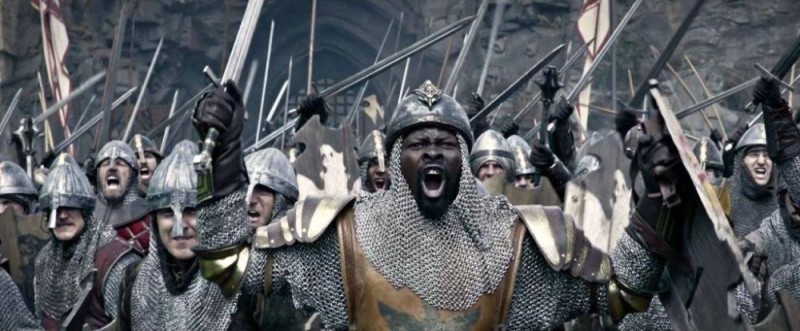 Create meme: King Arthur the sword, Djimon Hounsou King Arthur, Vortigern King Arthur