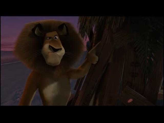 Create meme: lion from Madagascar, Alex from Madagascar, cartoon Madagascar