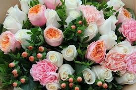 Create meme: peony rose bouquet, peony roses, a bouquet of flowers