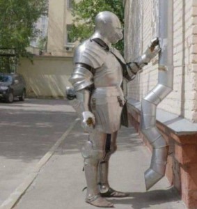 Create meme: Milanese armour, armor knight