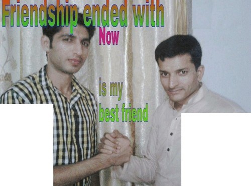 Создать мем: friendship ended with, мем friendship ended, людей