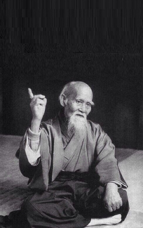 Create meme: Morihei Ueshiba meme, Morihei Ueshiba memes, meme sage 