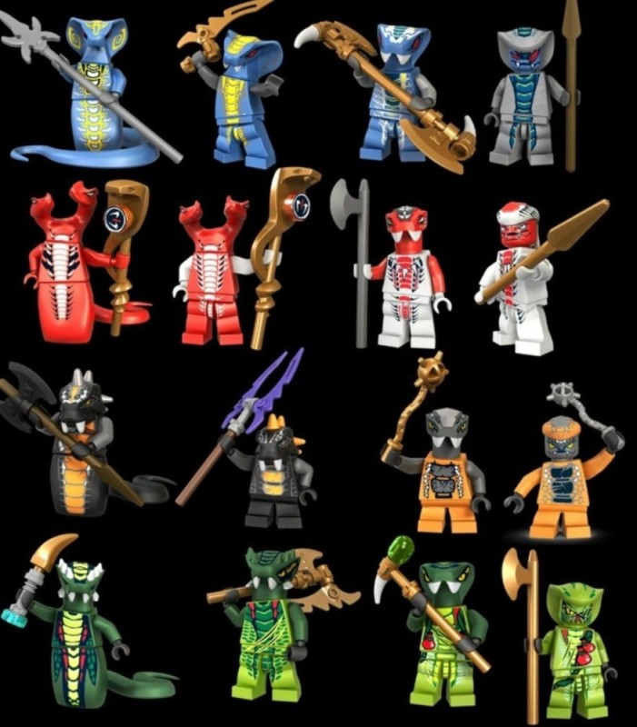 Create meme: lego ninjago serpentines, lego ninjago movie, ninjago serpentines