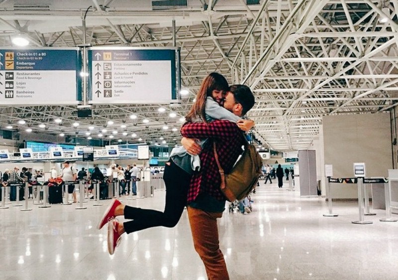 Create meme: people at the airport, a man at the airport, at the airport