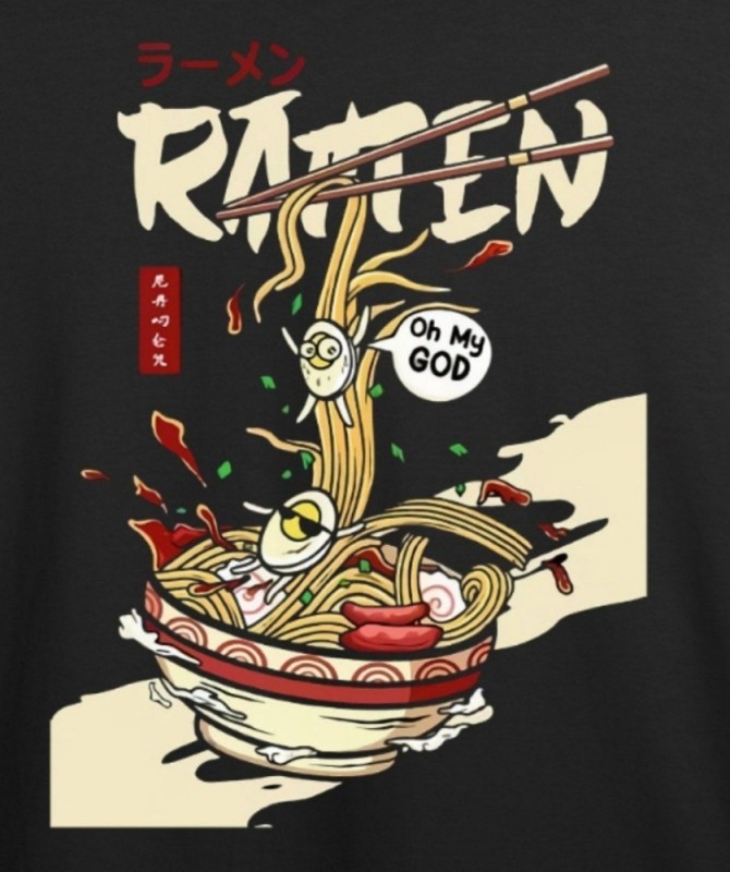 Create meme: ramen, ramen noodles, t-shirt design