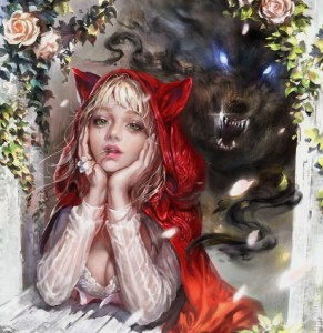 Create meme: Picture, fantasy, little red riding hood
