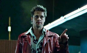 Create meme: fight club Tyler Durden, brad pitt, fight club