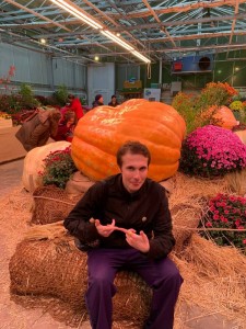 Create meme: pumpkin, people, huge pumpkin