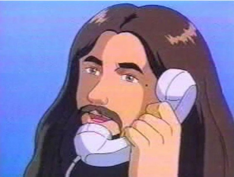 Создать мем: moshi moshi jesus desu, алло вы шо иисус, иисус ебобо