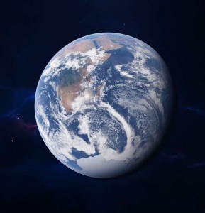 Create meme: view of earth from space, space earth