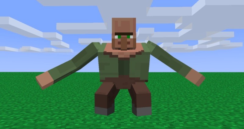 Create meme: Steve from minecraft, residents from minecraft, minecraft Steve