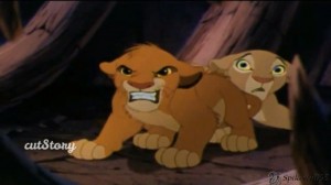 Создать мем: Король Лев 2: Гордость Симбы, симба самый-клёвый-лев, король лев эмоции мультик