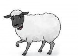 Create meme: sheep cartoon, sheep