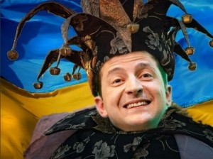 Create meme: Zelensky clown