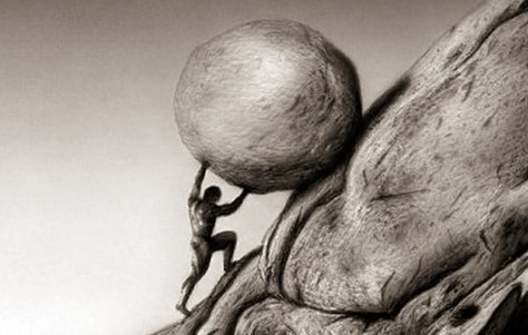 Create meme: The myth of Sisyphus Camus, Sisyphus, Sisyphus stone