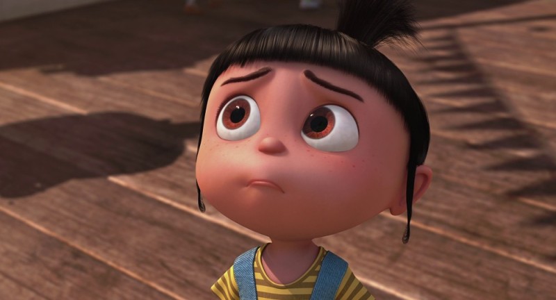 Create meme: Agnes GRU , want to handle , Agnes from Despicable Me 2