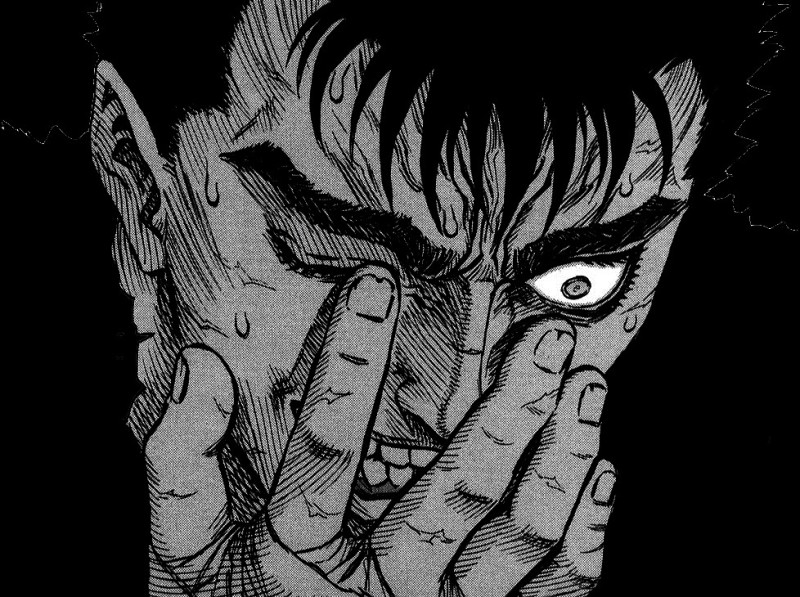 Create meme: berserk anime gats, berserk gats, berserk fonk