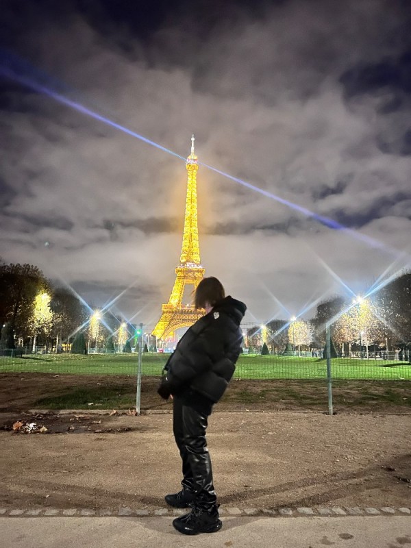 Create meme: Eiffel tower , Paris , The Champ de Mars in Paris
