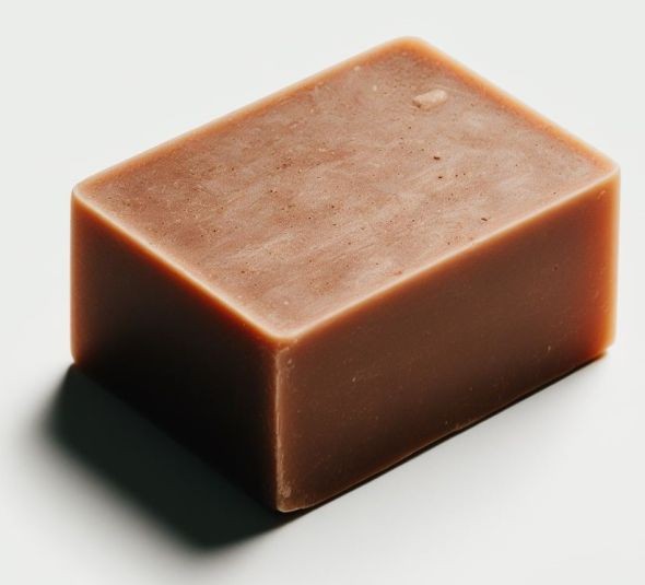 Create meme: natural soap, natural handmade soap, milk chocolate 33% cocoa in tomer pyramids, 1 kg.