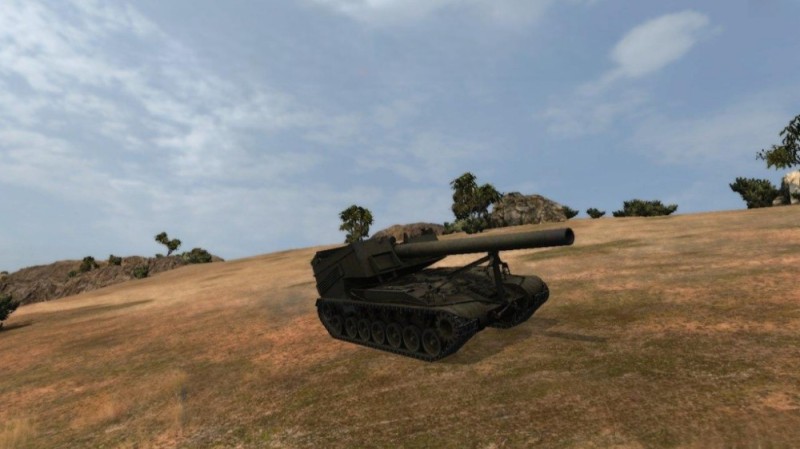 Create meme: world of tanks, t 92, Self-propelled gun T 92 in world of tanks