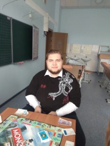 Create meme: Sergeevich, in school, people