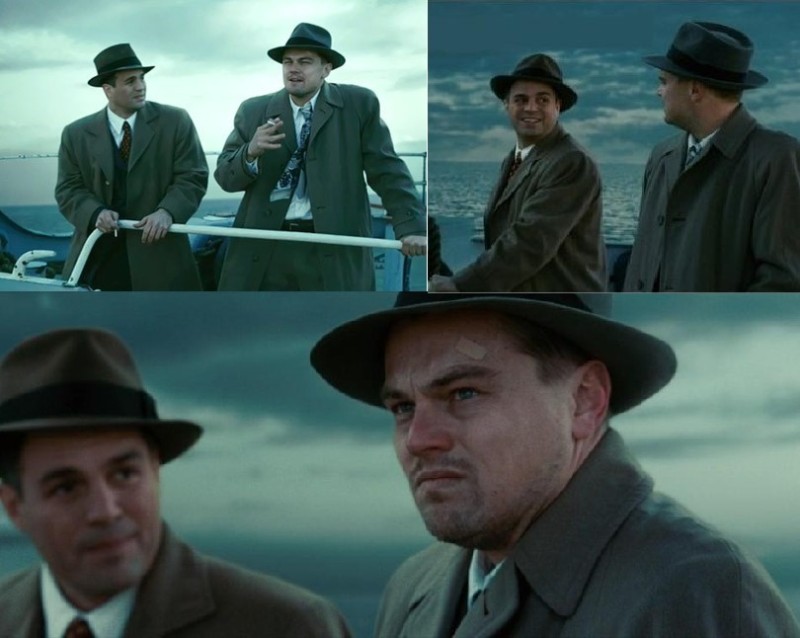 Create meme: DiCaprio shutter island , DiCaprio meme of shutter island, Leonardo DiCaprio meme of shutter island