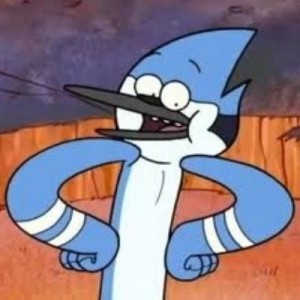 Создать мем: mordekay, regular show mordecai, rigby