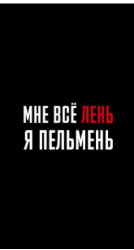 Создать мем: мне лень, мне всё лень я пельмень, обои на телефон мне лень я пельмень