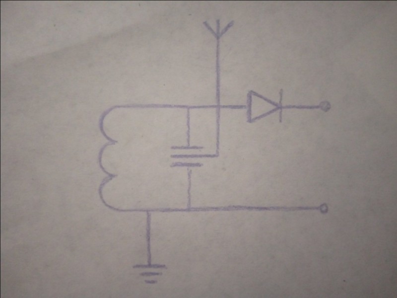 Create meme: the circuit of the detector receiver, Spark transmitter circuit, the circuit of the detector receiver and transmitter