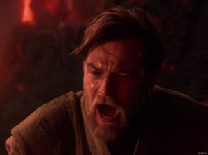 Create meme: you were my brother, Obi-WAN you were the chosen one, Obi WAN: I loved you