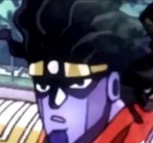 Создать мем: star platinum scream, джоджо стар платинум ора, стар платинум джоджо лицо