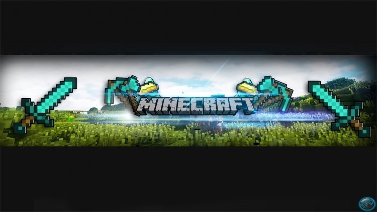 Create meme: minecraft background for the hat, banner for the minecraft channel, banner for YouTube minecraft